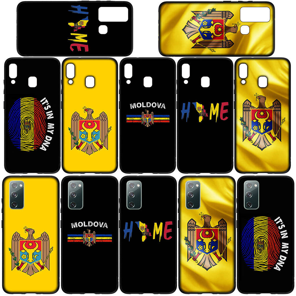 for iPhone 17 16 15 Xiaomi Poco F7 F8 X7 X6 X5 F5 C85 C75 C71 M8 Redmi Note 14 13 12 11 Pro Max 14C 13C 15C A3 A4 9C Phone Case Moldova Flag Cover