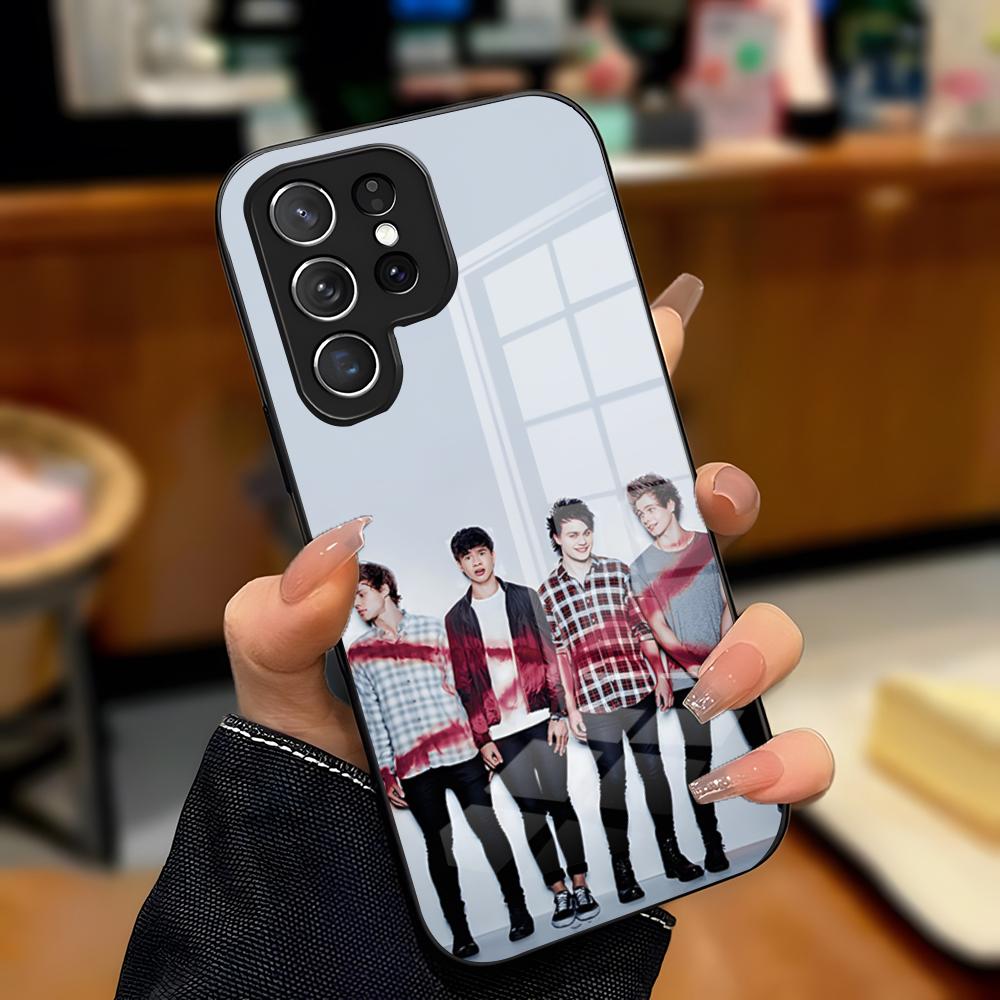 

Hot Band 5SOS Phone Case For Samsung A25 A13 A33 5G A54 A36 A35 A56 A52 A14 Shockproof Glass Cover Samsung A25