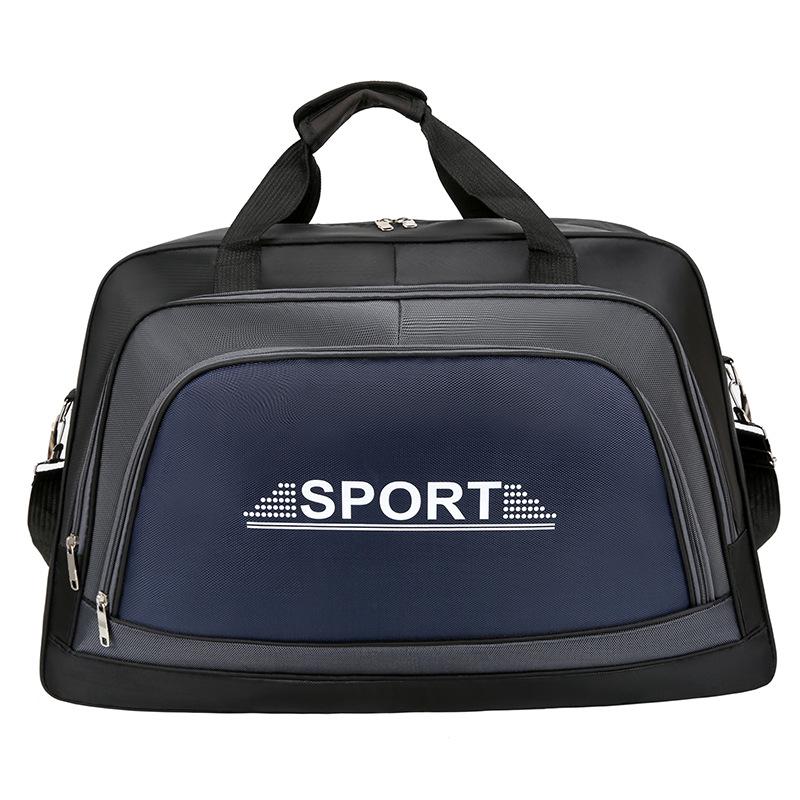 Durable Oxford Cloth Travel Bag: Large Capacity, Portable for Short Business Trips and Fitness.