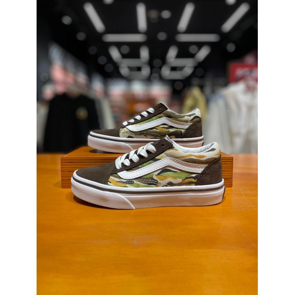 

Vans [Vans] Детские камуфляжные кеды Old School цвета хаки Vn0005wvbf0 Khaki/175