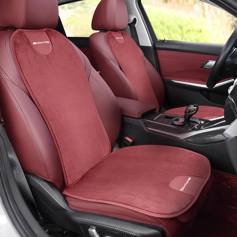 Car Plush Seat Cover Front Rear Cushion Protector Pad Decal For Mercedes Benz AMG GLC W203 W206 W220 W205 W211 W212 W201 W210