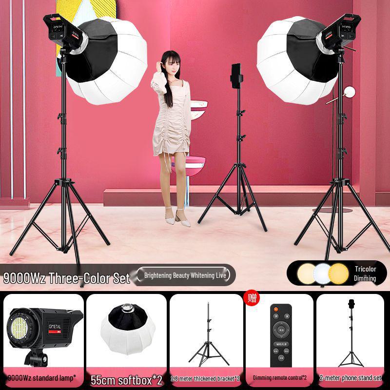 Ultra-Bright Spherical Fill Light for Live Streaming and Photography