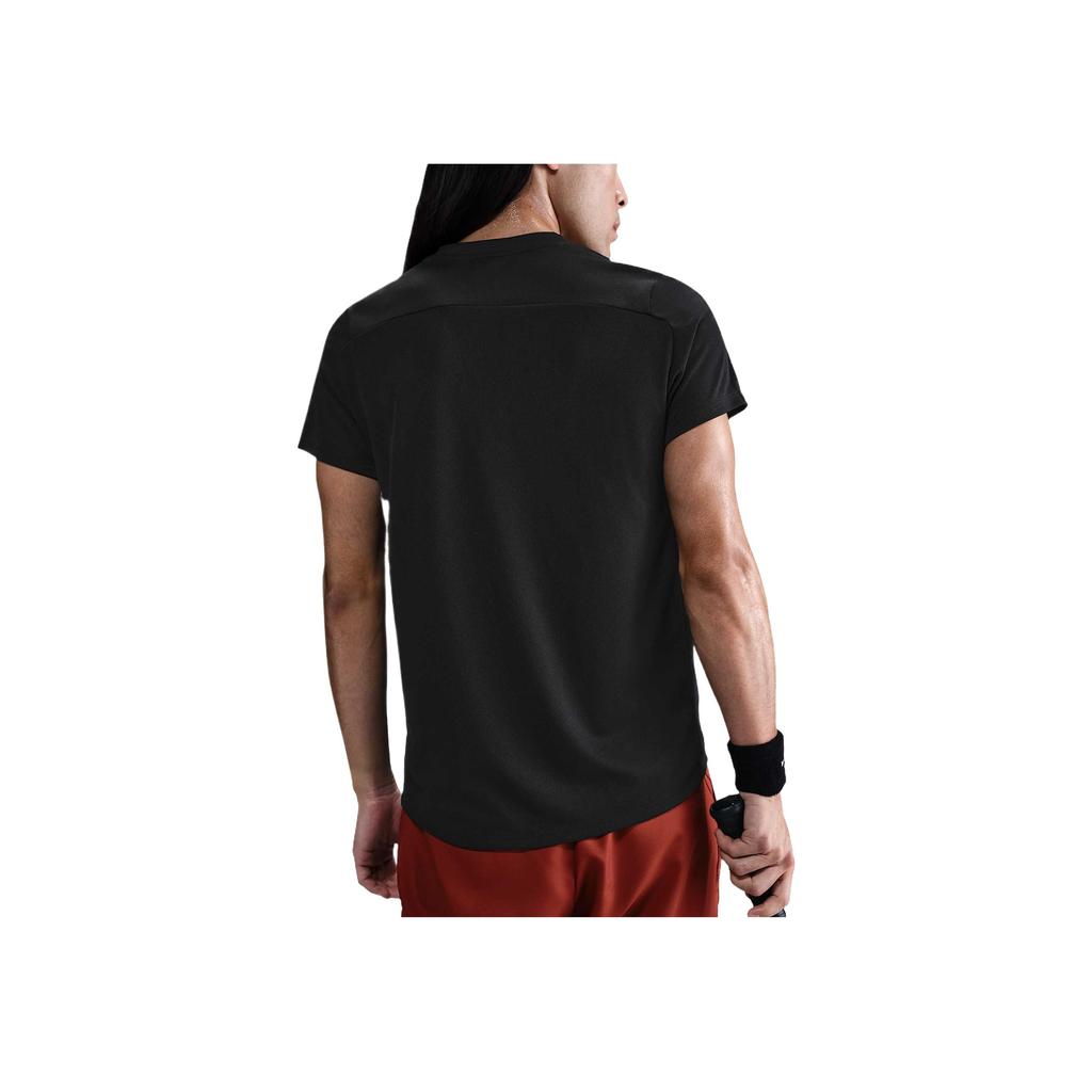 Nike Victory Dri-Fit Fashion Casual Versatile Comfortable Tennis Shirt Men tops Black FZ6922-010