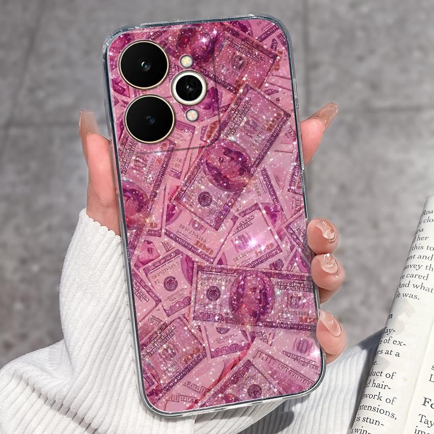 

Для Oppo Realme 15 14 13 12 11 Pro Plus 4G 5G Роскошные чехлы для телефона Милые кошачьи узоры Защитная пленка Прозрачный ТПУ Ударопрочный чехол Для корпуса Oppo Realme 15 5G
