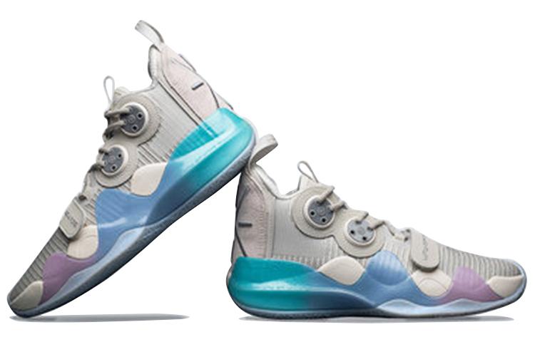 Li Ning WOW 8 Way Of Wade 8 Abrasion Resistant Breathable High Top Basketball Shoes Men's Cotton Candy ABAP113-9