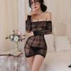 Sexy Lingerie Mesh See Through Dress Nightdress Exotic Hip Skirt Pajamas Lady Passion Underwear Dresses Women Girls