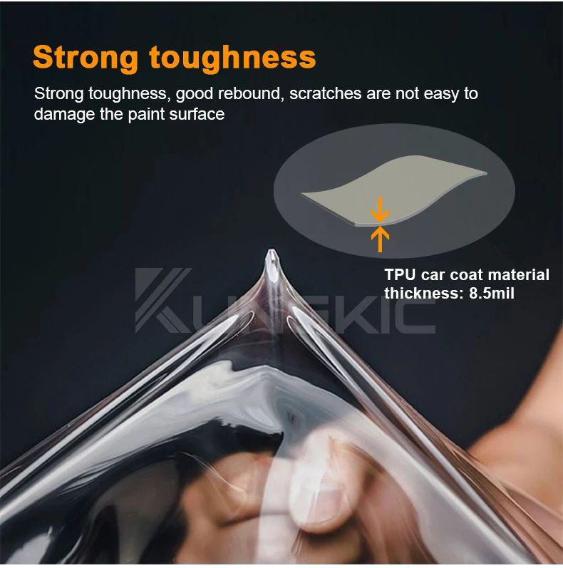 Tesla Model 3 Facelift Invisible TPU Car Wrap – Paint Protection Film for 24 Cross-Border Models