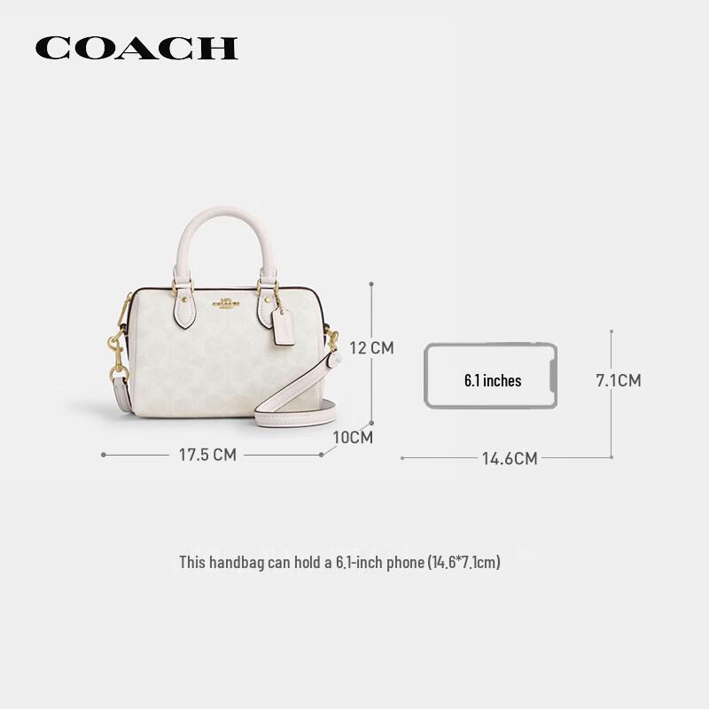 COACH Rowan Mini Boston Bag