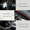 DIY Car Steering Wheel Cover Carbon Fiber Leather For Mercedes-Benz A45 AMG W205 C43 C63S AMG CLA45 CLS63 AMG GLC 43 63 AMG