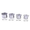 4PCS Stock Pot Set Stainless Steel Induction Cookware Soup Pot with Steam Rack for Kitchen Cooking