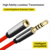 3.5mm Speaker Phone Headphone Extension Cable Aluminum Alloy Audio Cable Male To Female Connection