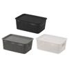 With Lid Storage Box Large Capacity Kitchen Storage Box Portable Storage Basket  Home Decoration