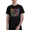Chuck E Cheese Retro Rainbow Design 100 Cotton TShirt Mens Fashion T Shirts Men Crew Neck Short Sleeve S6XL