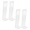 4 Pcs Acrylic Hair Band Display Stand Hair Clasp Hair Clasp Jewelry Display Holder for Shop Transparent
