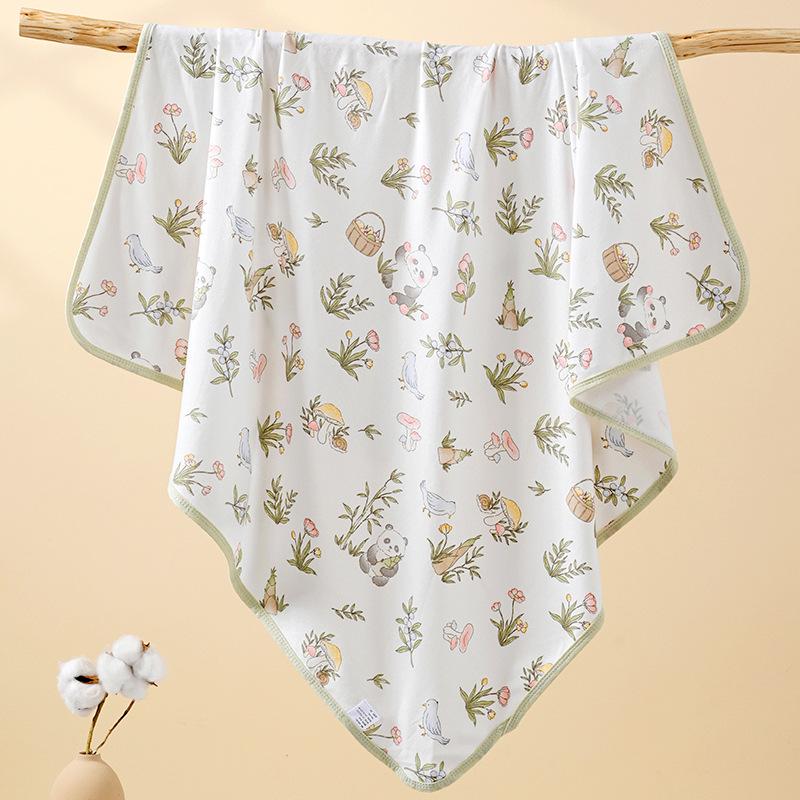 Breathable Pure Cotton Newborn Swaddle Blanket, Thin To Prevent Startle Reflex, Infant Type A.