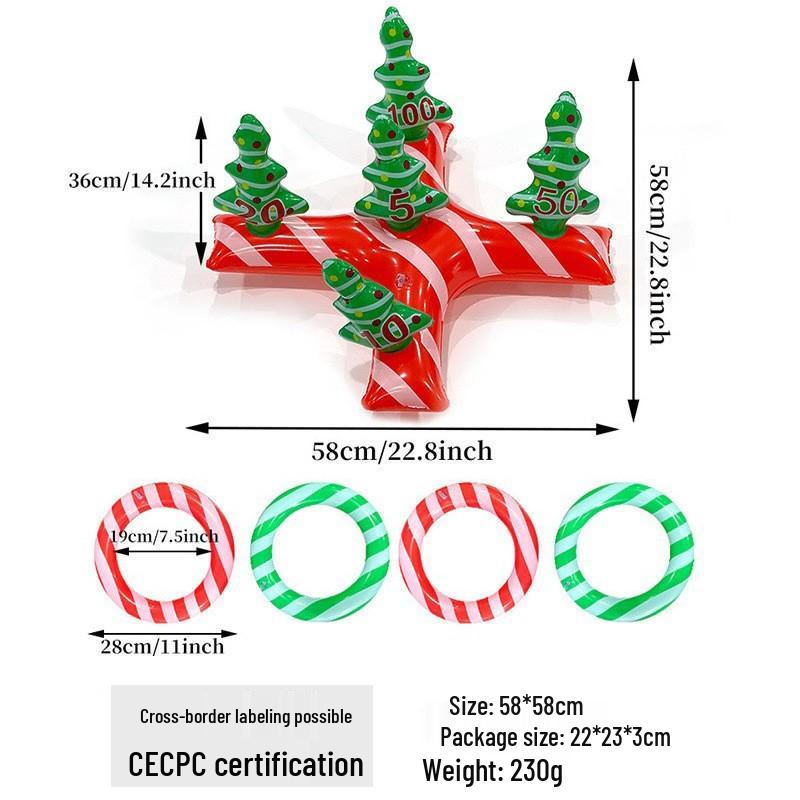 New Inflatable Christmas Ball for Outdoor Courtyard Decor and Party Decorations