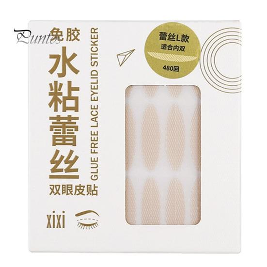 

1 комплект, наклейки для двойного века, водные липкие кружева, натуральные бесследные супер невидимые патчи для двойного века C