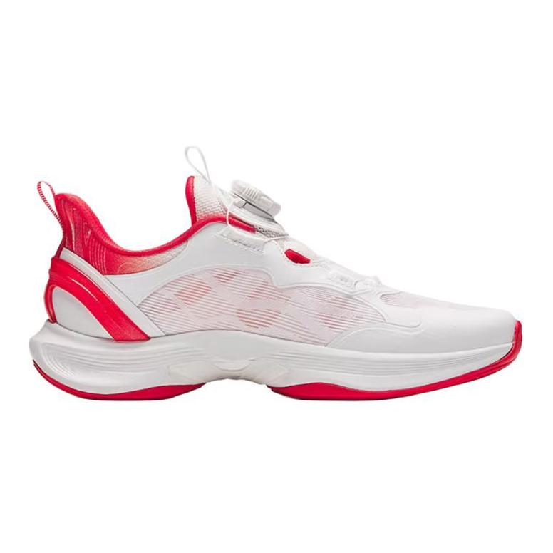 Anta Kids Comfortable Physical Fitness Non-Slip Durable Low-Top Running Shoes Kids Sneaker White Red 322435514R-2