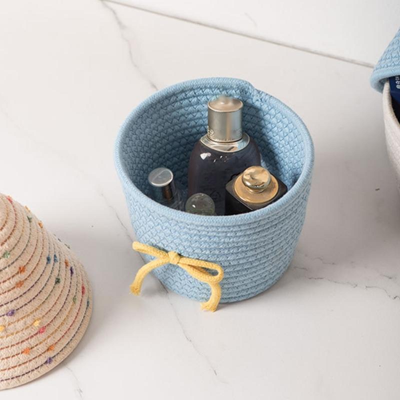 Multipurpose Woven Storage Basket for Home Decoration Organizers Container Ideal for Organizing Clothes Toy and More