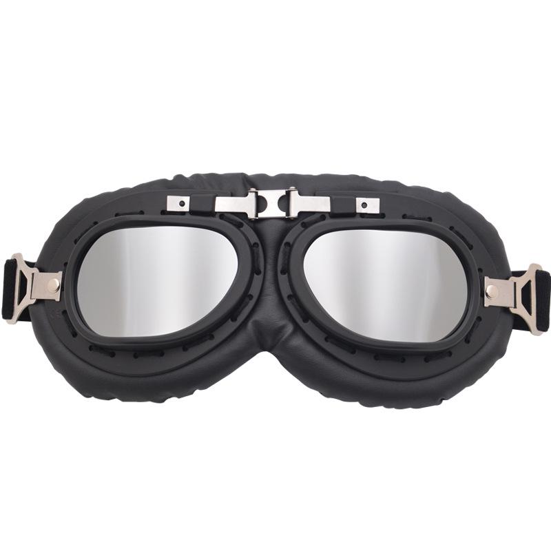 Harley-Style Retro Motorcycle Goggles: Windproof, Sandproof Helmet Glasses for Trendy Riding