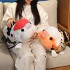 50cm Lifelike Fish Plush Stuffed Toy Goldfish Big Head Soft Pillow for Zoo Park Souvenir Lovely Lan Shou Animal Plushie