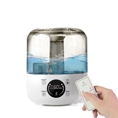 3l Luftbefeuchter, professioneller Luftbefeuchter mit großer Kapazität, Pflanzennebel-Aroma-Diffusor mit Fernbedienung und Timer
