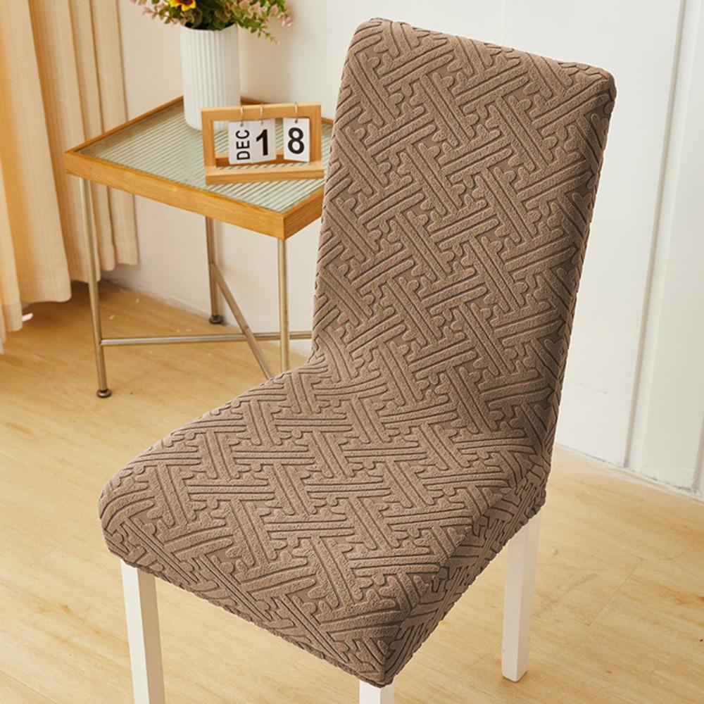 

Anti-slip Dining Chair Cover High-elastic Stool Slipcover Backrest Protector for Home Decoration