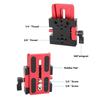 HDRIG Quick Release Plate Base Extension Kit for Manfrotto - Universal Camera Photography Accessory 3711