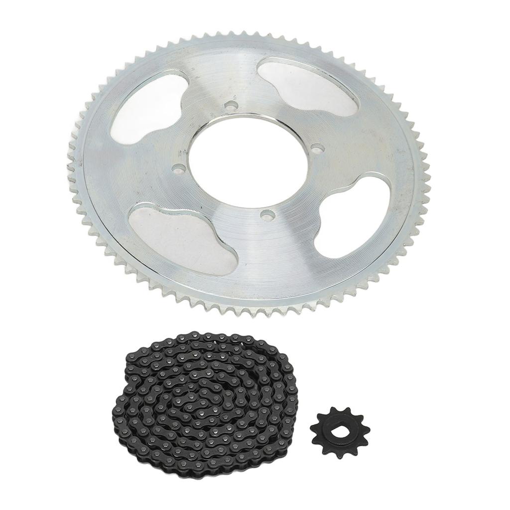 Sada řetězových kol 8D 11T Pastorek 25H 80T Řetězové kolo 25H 146 článků Hnací řetěz pro