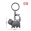 1Pc Cartoon Kittens Keychain Cure Animal Key Chain Cat Pendant for Women Car Key Ring Purse Bag Accessories Gifts