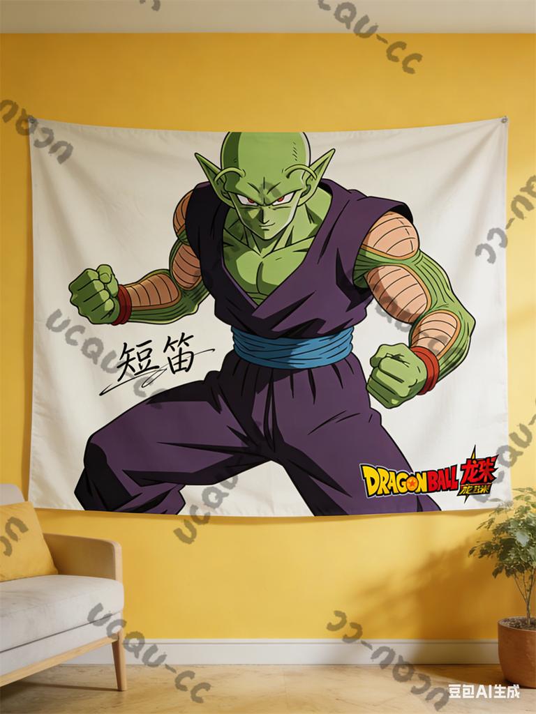 Dragon Ball Z Tapestry Anime Fans Exclusive Limited Edition Wall Hanging Classic Saiyan Goku Art Decor for Bedroom Dorm Room