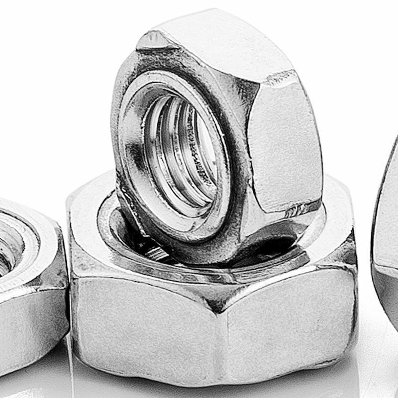 Piuliță de sudură hexagonală din oțel inoxidabil 201/304, culoarea fierului, M5/M6/M8