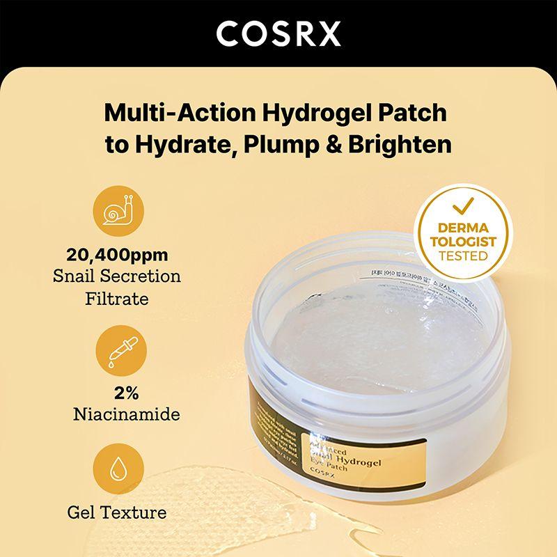 [COSRX] Advanced Snail Hydrogel Eye Patch (60 patches)