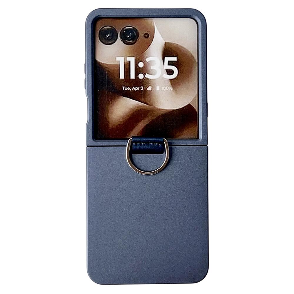

For Motorola Razr 60 Ultra 5G Case Ring Holder Anti Drop Rubberized PC Phone Cover C