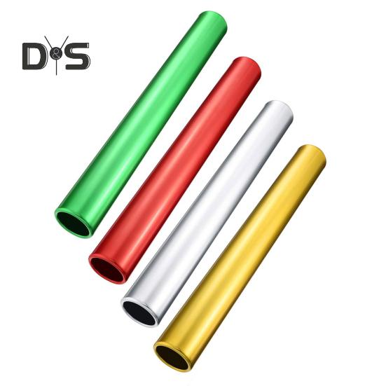 5 Pcs Aluminum Track Field Relay Batons Field Race Batons Running Race Team Equipment for Students Athletes Office Outdoor Sports Practice