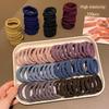 100 accesorios para el cabello de alta elasticidad y durabilidad con gomas elásticas básicas adecuados para el uso diario