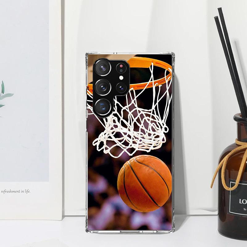 

Basketball Basket Sports Phone Case For Samsung Galaxy S26 S25 Edge S24 FE S23 S22 Ultra S21 Plus S20 + Art Fundas Back Cover Ga Samsung S25 Plus