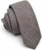Hamilton Kilts Traditional Wool Tweed Neck Tie Scottish Tartan Plaid Herringbone Pattern 6 cm