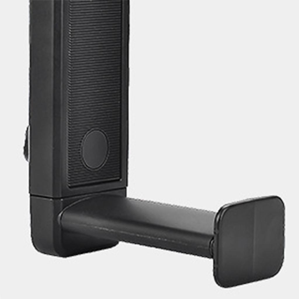 Headphone Holder Headsets Stand Rotatable Adjustable Height Sturdy ABS Construction Space Saving Headphone Hanger