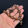 Golden Sunstone Gemstone Handmade Copper Electroformed Jewelry Natural Necklace For Wedding Gift