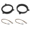 Rear Door Speaker Adapter 6.5 Inch For Subaru Forester Impreza Outback WRX/STI Audio Speaker Spacer Ring Bracket Replacement