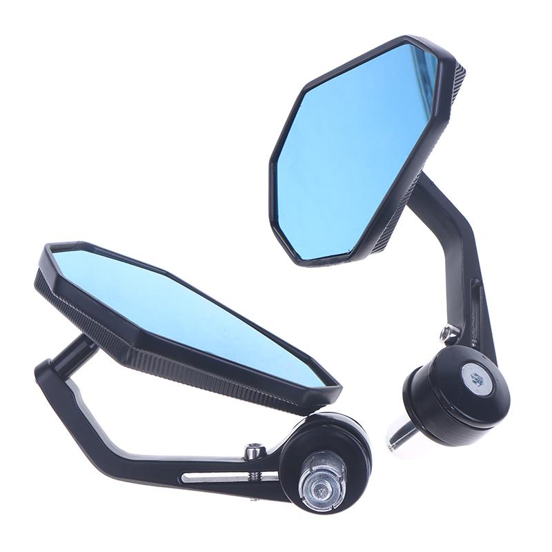 2PCS Universal Pedal Rod End Handlebar Rearview Mirror Of Motorcycle Rearview Mirror Aluminum Alloy Rearview Mirror Accessories