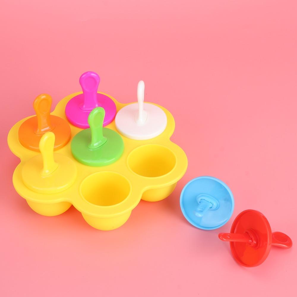 BPA Free Silicone Ice Cream Molds Reusable Silicone DIY Mold Ice Cream Making Mold  DIY Making