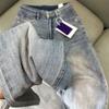 Korean Style Vintage High Waist Wide Leg Jeans Women Loose Fit Comfortable Straight Casual Pants