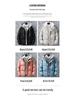 2025 Herren Baumwolljacke im Faux-Zweiteiler-Look: Verdickte, Kapuzen-Winteroberbekleidung mit Plüschpolsterung