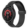 For Samsung Galaxy Watch 6/Watch 5/Watch4 40mm/44mm/Huawei Watch GT 3 42mm/Garmin Venu2 Plus Silicone Watch Band Magnetic Folding Buckle Sport Strap