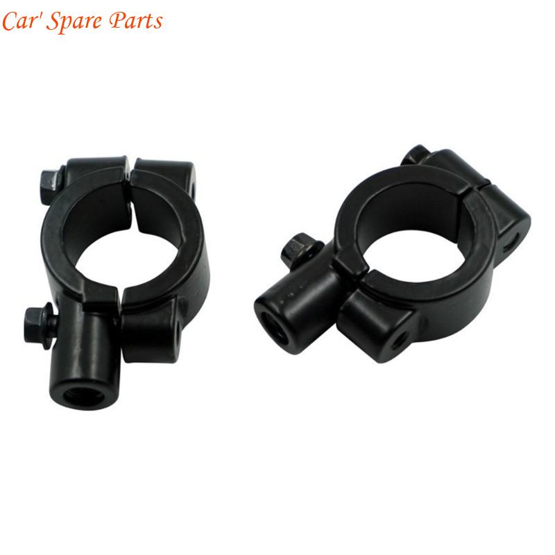Y4UA Adjustable Motorbike Handlebar Clamp Mirror Mount for Enhanced Riding Experience
