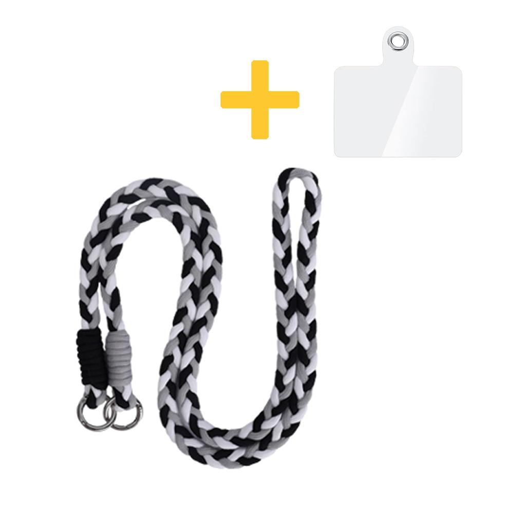 Braided Phone Lanyard Crossbody Phone Strap with Tether Tab Anti-lost Neck Wrist Hanging Rope Universal Mobile Phone Lanyards