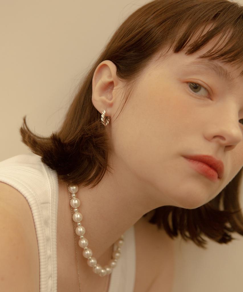 Findelise 925 Silver Swarovski Pearl Necklace