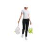 FILA Color Block Casual Short Sleeve T-Shirt Women tops Jade-White A11W513102FWT